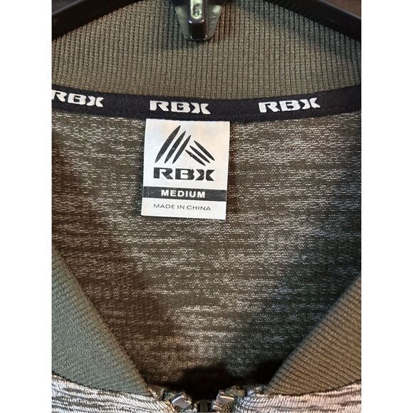 RBX long sleeved athletic full zip lightweight sweatshirt size Med (4156) - Picture 4 of 6